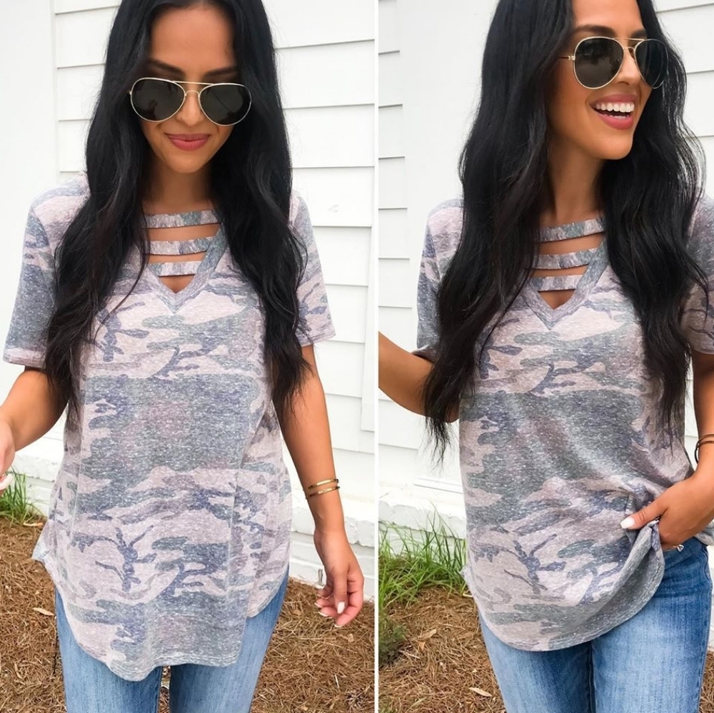 Camo top